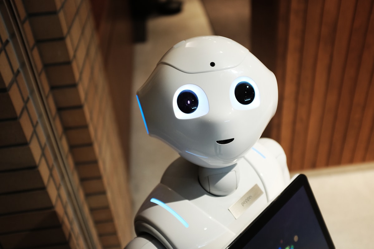 AI-powered robotics representing practical business automation