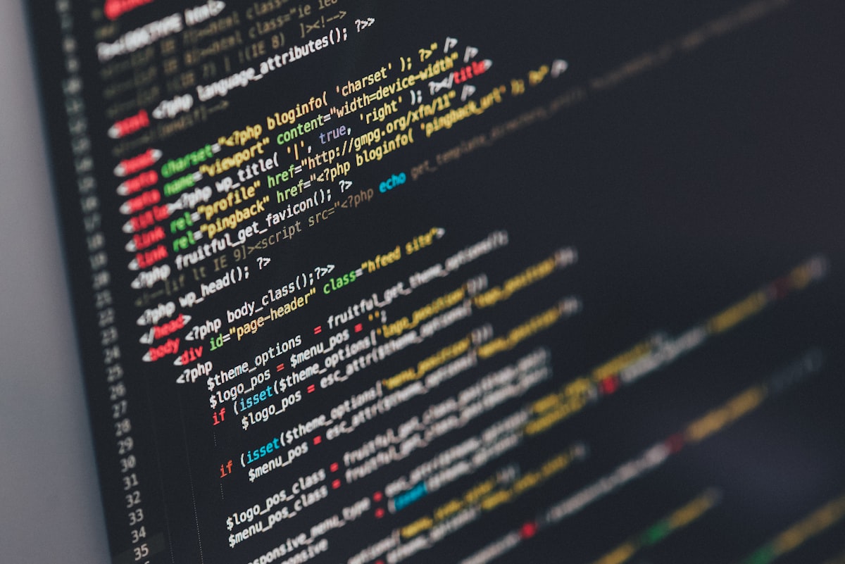 Developers building custom software on laptops